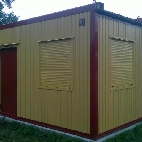 kontenery biurowy żółty